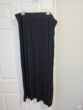 Black a.n.a 1X Women's Maxi Skirt